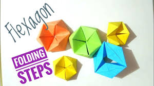 Create a paper with a 1:2 size ratio. Easy Origami 3d Flexagon Moving Flexagon 3d Craft Folding Steps And Instructions Youtube