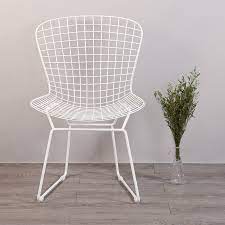 There are swivel chairs, bench seating, bar height stools and classic dining chairs. Free Shipping U Best Modern Outdoor Indoor Dining White Black Harry Bertoia Metal Steel Frame Wire Chair Dining Chairs Aliexpress