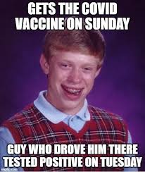 All the memes about moderna, pfizer and biontech coronavirus vaccine. Gets The Covid Vaccine On Sunday Guy Who Drove Him There Tested Positive On Tuesday Meme Video Gifs Gets Meme Covid Meme Vaccine Meme Sunday Meme Guy Meme Drove