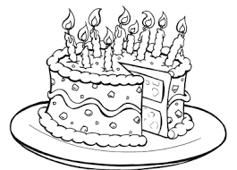 Pertama, kita lihat gambar masha yang belum diwarnai seperti ini. 20 Gambar Mewarnai Kue Ulang Tahun Untuk Anak Paud Dan Tk