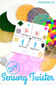 Diy Games Sensory Twister Ergotherapie Spielideen Kunstprojekte