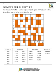 You're stuck in a lab filled with lasers! Number Fill In Puzzles