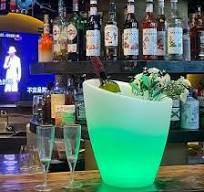 Waterproof Hot Sale Modern LED Illuminated Ice Bucket RGB ...