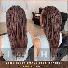 Knotless colour 30 and 33 braids. Long Individuals Box Braids Color 30 And 33 Las Vegas Nv Weave Hair Color Braiding Hair Colors Box Braids