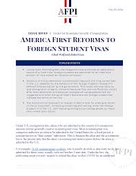 Foreign Student Visas ...