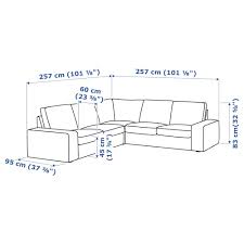 Product details kivik is a generous seating series with a soft, deep seat and comfortable support for your back. Kivik Ecksofa 4 Sitzig Orrsta Hellgrau Ikea Deutschland