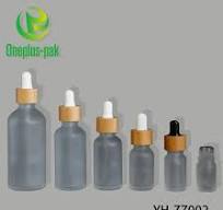 15ml 30ml 60ml 80ml 100ml 120ml Glass Dropper Bottle with Bamboo Closure