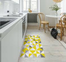 Yellow Geometric Floor Mat Scandinavian Rug Modern Rug Etsy Geometric Floor Minimalist Rugs Scandinavian Rug