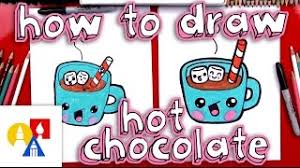 How To Draw Cartoon Hot Chocolate Youtube New york city's redfarm serves hot cocoa made with honey blossom, asian ginger, and a dose of ginger liqueur, while ellie's bakery in providence. how to draw cartoon hot chocolate