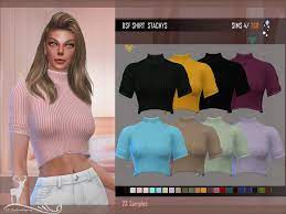 Weerbesu's more columns mod · 9. Dansimsfantasy The Sims 4 Clothing Female Dsf Shirt
