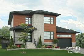 Contemporary house plans are known for their unique architecture. House Plan 3 Bedrooms 2 5 Bathrooms Garage 3875 Drummond House Plans