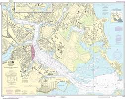 Noaa Nautical Chart 13272 Boston Inner Harbor