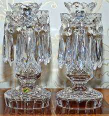✅ browse our daily deals for even more savings! Pair Of Vintage Waterford Crystal Candleabra With Bobeches And Pendants Crystal Candles Crystal Candleabra Crystal Candlesticks