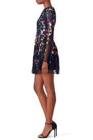 Embroidered Mesh Dress By Badgley Mischka Fashion Embroidered Mesh Dress Dresses