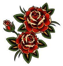 Flower Tattoo Meaning Ideas Images Pictures Vintage Rose Tattoos Traditional Rose Tattoos Vintage Tattoo