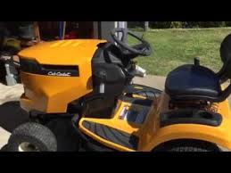 Udi hello i have cub cadet ltx 1050 vt sv720 23 hp shaft ? Cub Cadet Xt1 Lt50 Lawn Tractor Starter Problems First Day Of Use Youtube