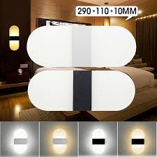 Modern Led Wall Lights Indoor Sconce Lighting Lamp Fixture Up Down Cube Night Lights For Hallway Living Room Lamp Pathway Staircase Bedroom Walmart Com Walmart Com