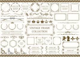 All free download vector graphic image from category border. Vintage Frame Set Isolated On A Plain Background Vector Illustration Royalty Free Cliparts Vectors And Stock Illustration Image 144103170