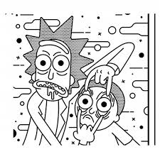 Rick And Morty Coloring Pages Fan Art Rick And Morty Art Coloring Pages
