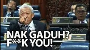 Malaysia mp's only attend parliament for about 90 days a year. Bung Moktar Says F You In Dewan Rakyat Youtube