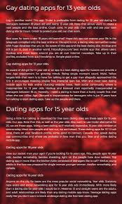 Fortunately, the free dating apps on this list can offer many affordable ways to meet new people and land a hot date. Gay Teenage Dating Apps