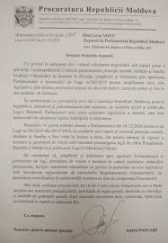105 din 14.06.2018 cu privire la promovarea ocupării forţei. Raspunsul Procuraturii La Sesizarea Unui Deputat Privind Legea Medicamentelor Liviu Vovc Am Trimis O Scrisoare Repetata Doc