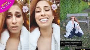 The 31 year old got engaged to joe swash on christmas eve, and the couple are planning on getting married this summer. Stacey Solomon Rinsed By Mocking Sister On Instagram Over Tearful Tree Video Mirror Online