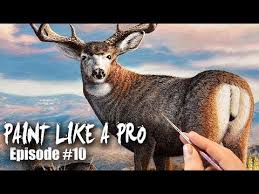 How To Paint Beautiful Fur Paint Like A Pro 10 Painting Fur Deer Painting Artwork Painting