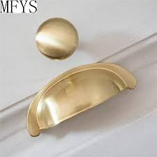 Get the best deals on gold drawer pull antique drawer pulls when you shop the largest online selection at ebay.com. 3 Brushed Brass Gold Drawer Knobs Pull Handles Cup Bin Shell Pull Dresser Handles Kitchen Cabinet Handle Knob Door Pull 76mm Cabinet Pulls Aliexpress