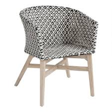 White And Black All Weather Trogir Outdoor Dining Armchair V1 Dining Arm Chair Outdoor Dining Outdoor Wicker Furniture