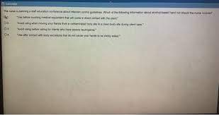 Solved Calculator The Nurse Is Teaching A Client Who Is R Chegg Com