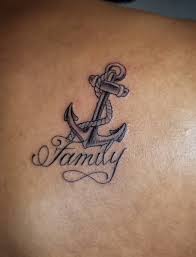 Here at tattooli, we have designed this article to show you some of the best family tattoo ideas that you can get. Fabulous Black And Grey Anchor Family Tattoo On Back Blurmark