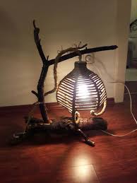 Dogal Ahsap El Yapimi Abajur Siparis Uzerine Yapilir Driftwood Abajur Ahsap Isleri Tasarim