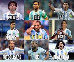 Los jugadores de nuestro país celebran por segunda vez en la historia el día del futbolista argentino este 14 de mayo, fecha reglamentada por el gobierno desde noviembre de 2018, donde también se. Memedeportes 14 De Mayo Dia Del Futbolista Argentino