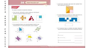 Examen de matemáticas 1er grado secundaria 5to bim. Desafios Matematicos 4to Pagina 51 Y 52 Desafio 28 Que Fraccion Es Youtube