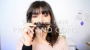 To evaluate the pros and cons of a layered haircut. Pros And Cons Of Shorter Hair Youtube