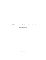 Pdf Modern Language And Its Contribution To Sexism And Objectification