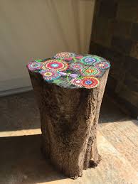 Zfat18 wall art hanging screen. Mandala Garden Stools Reclaimedwood Mandala Mosaic Crafts Mosaic Garden Art Mosaic Diy