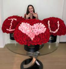 We have huge selection of artistically designed flower arrangements for birthdays, anniversary, new baby. I Love U Grand Signature Flower Set By L Amour Toujours Flower Boutique