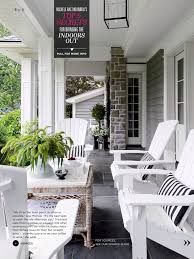 Black White Outdoor Area Front Porch Furniture Patio Outdoor Rooms