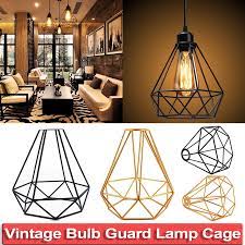 Handmade furniture · click & collect · made in the uk Vintage Lamp Shade Modern Retro Cage Metal Lamp Guard Diy Pendant Lighting Industrial Black Metal Wire For E26 E27 Socket D23 Lamp Covers Shades Aliexpress