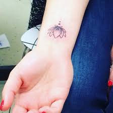 Small Lotus Tattoo On Wrist Small Lotus Tattoo Tattoos Lotus Tattoo
