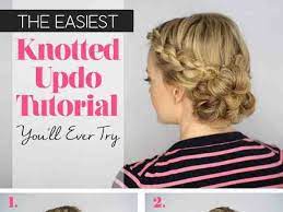 طرق عمل تسريحات شعر بالخطوات 61 updo tutorial updos tutorial