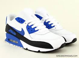 Lightweight waffle tread outsole for greater traction. Nike Air Max 90 White Blue Black Off 62 Bonyadroudaki Com