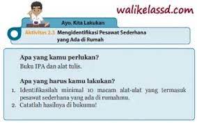 Home › kelas 4 › kunci jawaban tematik › tema 1. Kunci Jawaban Ipa Kelas 8 Ayo Kita Lakukan Aktivitas 2 3 Halaman 89 Wali Kelas Sd