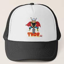 Pop Thor With Logo Trucker Hat Zazzle Com Trucker Hat Trucker Target Toddler