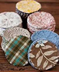 Perfect for cups, plants, or candles, these coasters are the perfect way to add some flourishes to your home. Handmade Gift Idea Knitted Coasters Party Inspiration