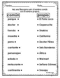 Los procedimientos sustantivos se constituyen como pruebas materiales ejecutadas dentro del proceso de auditoría, a fin de obtener la procedimientos sustantivos. Sustantivos Comunes Y Propios By Mrs G Dual Language Tpt