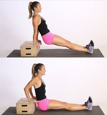 Uno de los ejercicios básicos de entrenamiento que todos deberíamos hacer: No Gym No Problem This Circuit Workout Uses Just Your Body Arm Workout Good Arm Workouts Tricep Dips