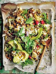 32 Recipes For Dinner With The Girls Roasted Cauliflower Salad Vegetarian Recipes Healthy Recipes